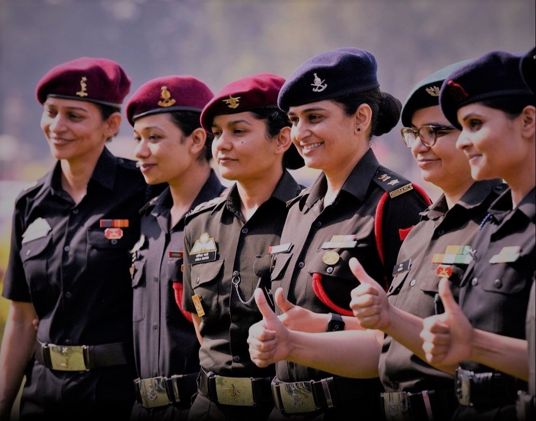 Photo: Women at army